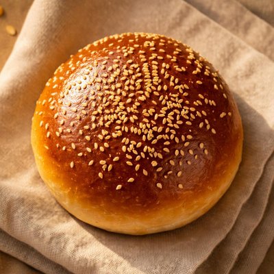 Brioche sesame bun