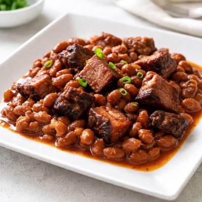 Brisket baked beans