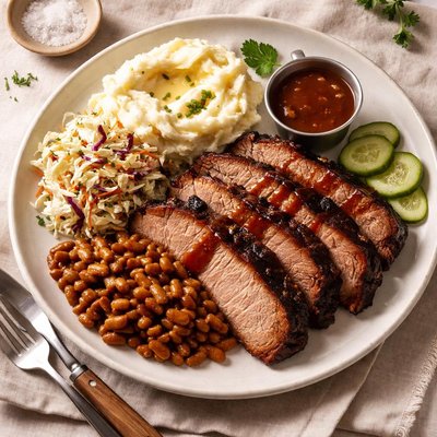 Brisket dinner