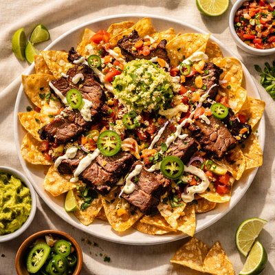 Brisket nachos
