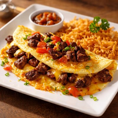 Brisket omelet