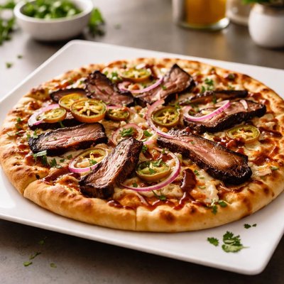 Brisket pizza