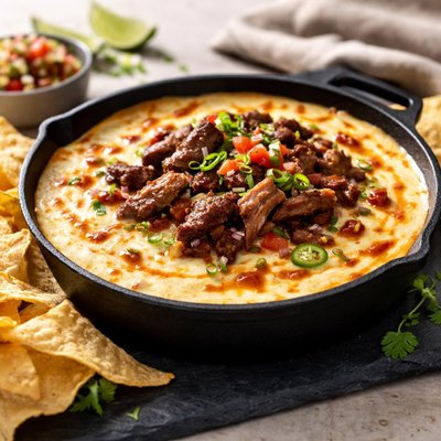 Brisket queso