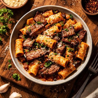 Brisket rigatoni