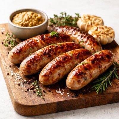 British pork sausage