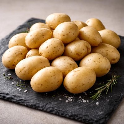 British raw baby potatoes