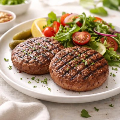 British skinny beef quarter pounders