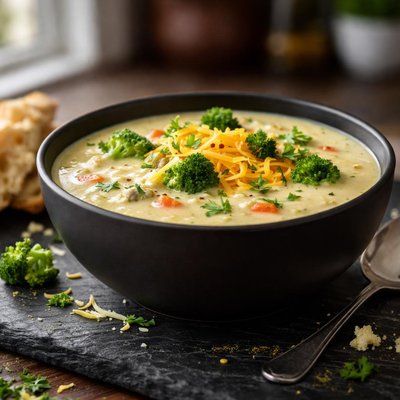 Broccoil cheese soup