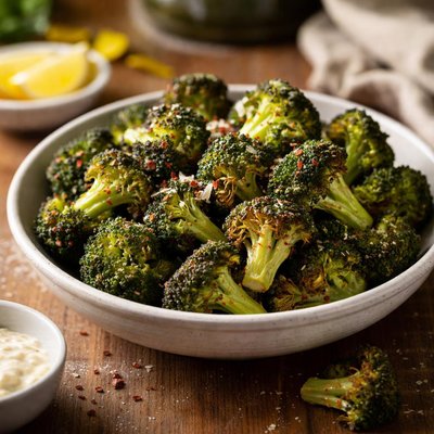 Broccoli air fried