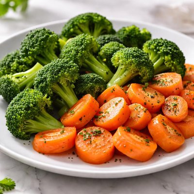 Broccoli and carrots