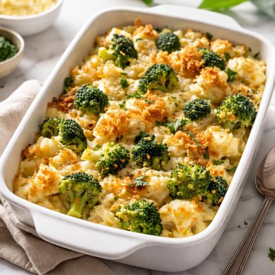 Broccoli and cauliflower casserole