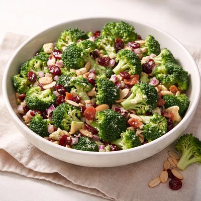 Broccoli and cranberry salad