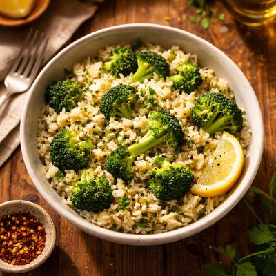 Broccoli and rice