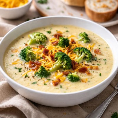 Broccoli cheese soup