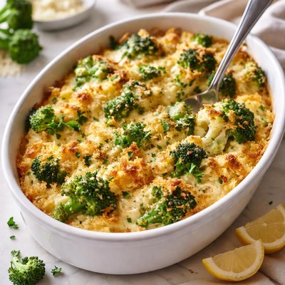 Broccoli gratin
