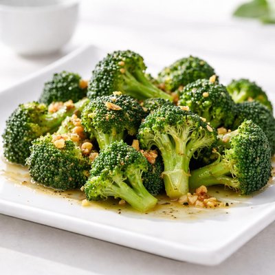 Broccoli in butter and garlic