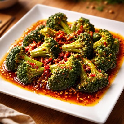 Broccoli in chili sauce