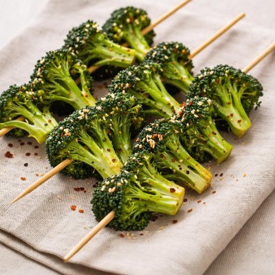 Broccoli skewer