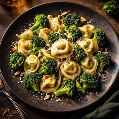 Broccoli tortellini