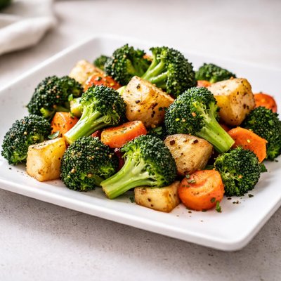 Brocoli and potato mix vegetables