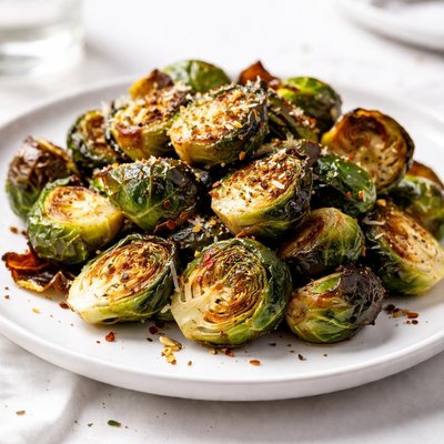 Broiled brussels sprouts