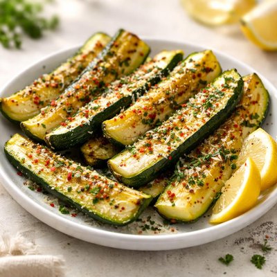 Broiled zucchini
