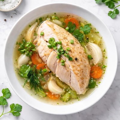 Broth chicken