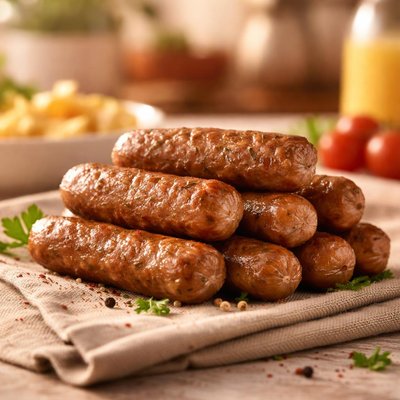 Brown and serve turkey sausage