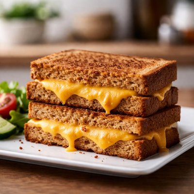 Brown bread cheese sandwich