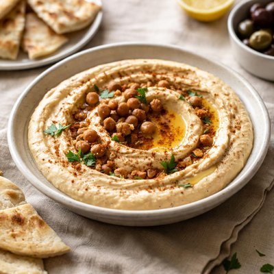 Brown butter hummus