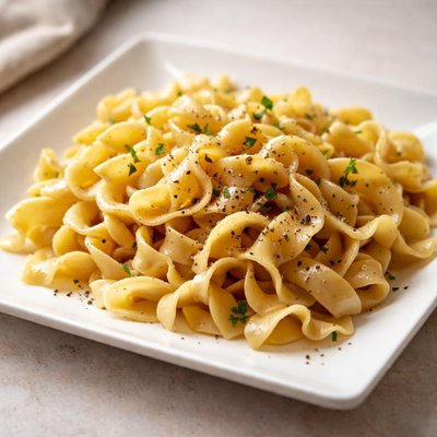 Brown buttered noodles