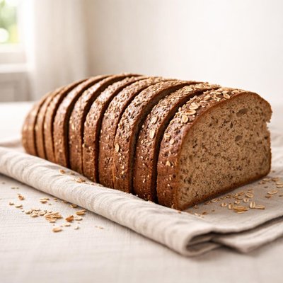 Brown multi grain sliced pan