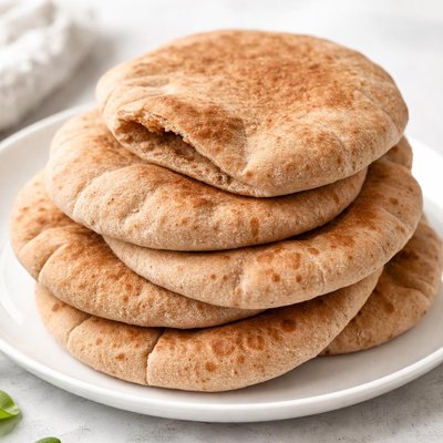 Brown pita bread
