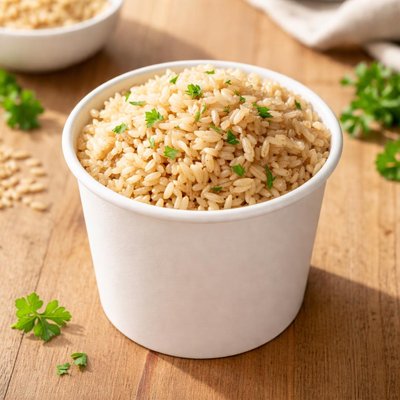 Brown rice cup