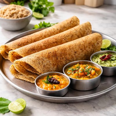 Brown rice dosa