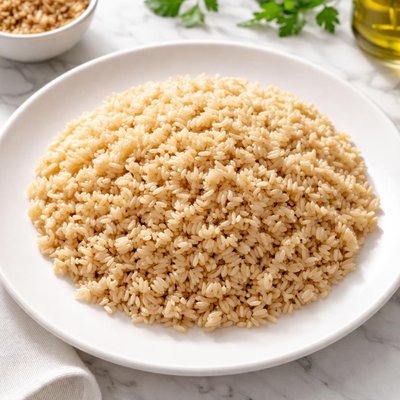 Brown rice dry