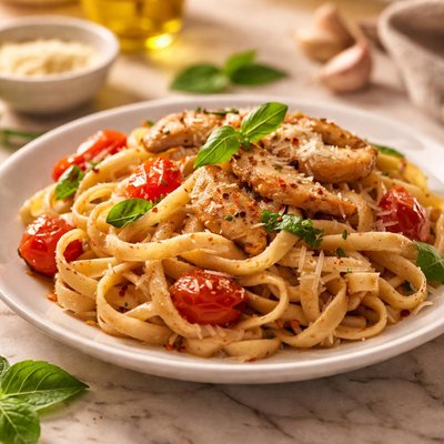 Brown rice fettuccine