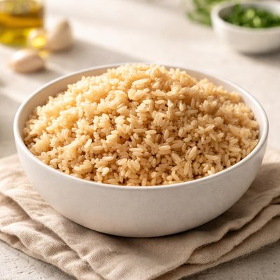 Brown rice microwaveable