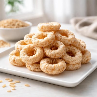 Brown rice rings