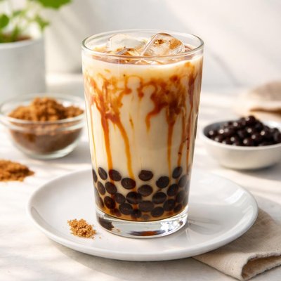 Brown sugar bubble tea