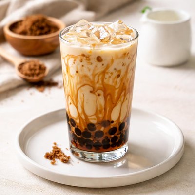 Brown sugar milk tea