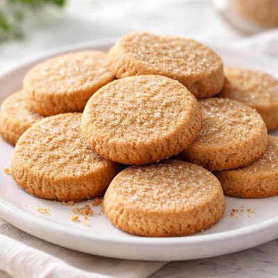 Brown sugar shortbread cookies