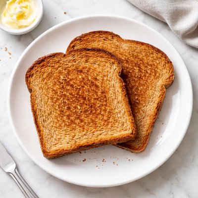 Brown wholewheat toast