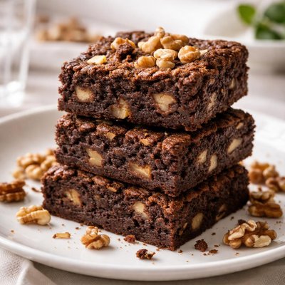Brownie with nuts