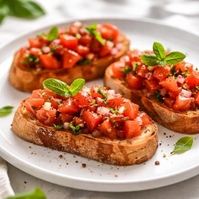 Bruschetta with tomato