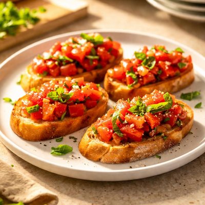 Bruschetta with tomatoes