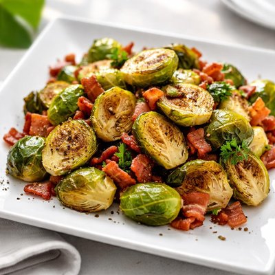 Brussel sprouts with bacon