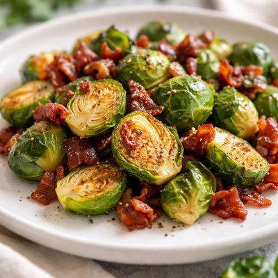 Brussels sprouts with bacon