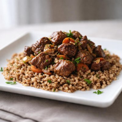 Buckwheat and beef