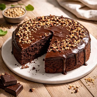 Buckwheat chocolate cake